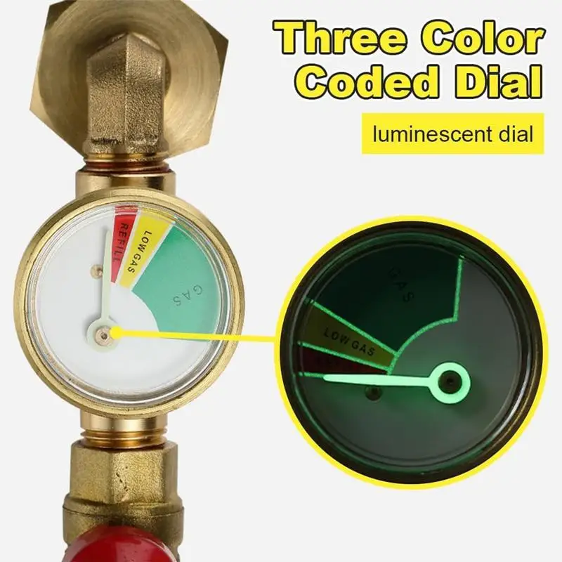 Propane Refill Elbow Adapter Tank Gauge Propane Tank Gauge Solid Brass 1 Lb Propane Tank Refill Adapter With Valve Propane