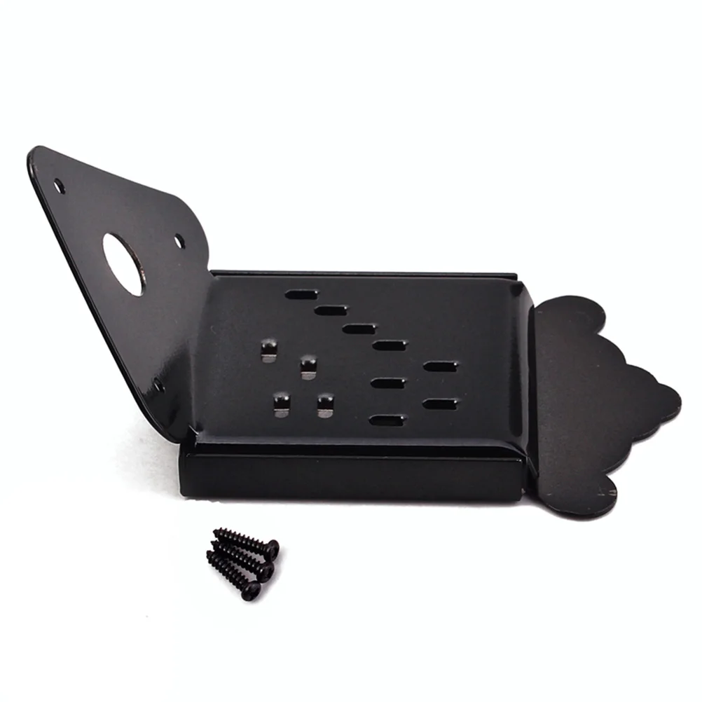 

4.75*4.25*0.8Cm 8-String Mandolin Guitar Tailpiece Shiny Finish Removable Cover B-45 Triangle Plated