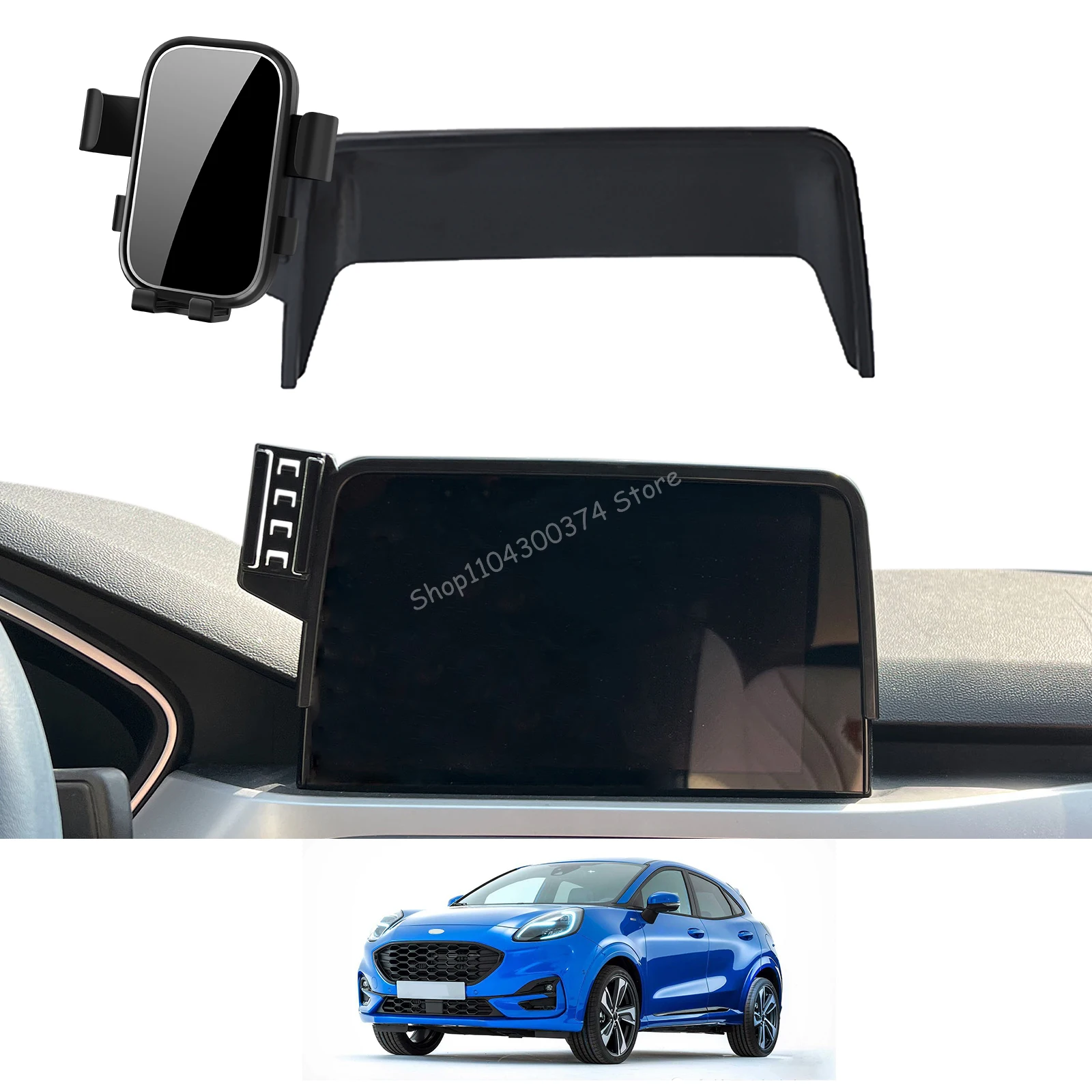 

Car Mobile Phone Holder for Ford Puma ST 2019~2022 Titanium ST-Line X (8in) GPS Bracket Navigation Stand Auto Accessories