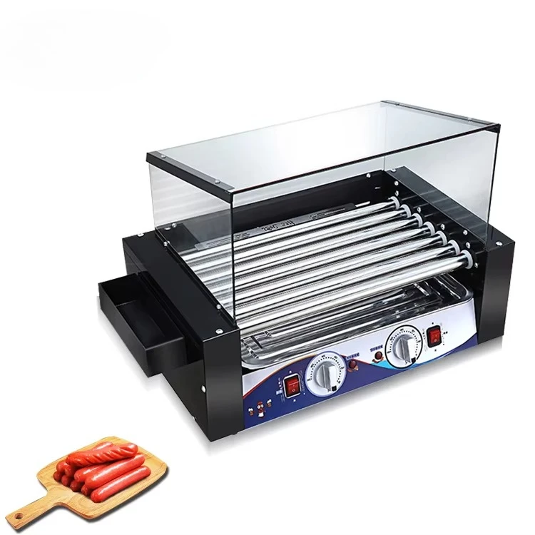 GQ-KCJ07 Hot Sale Electric Hot Dog Sausage Warmer Commercial Hotdog Warmer Hotdog Grill Machine Stainless Steel Hot Product 2020