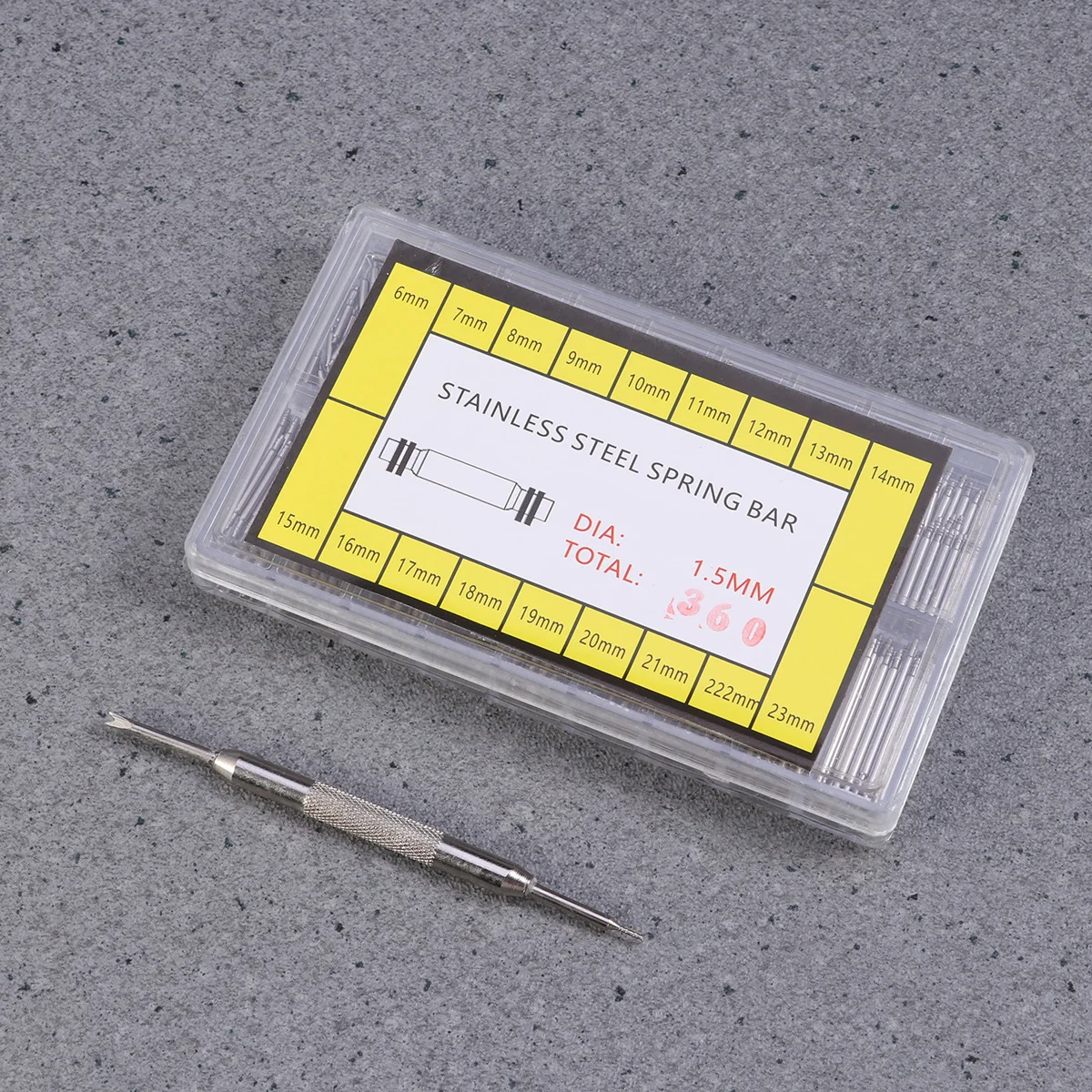 360 Pcs Watch Repair Accessories Steel Band Professional Kit Springbar Tool Remove Back Tools for Replacement