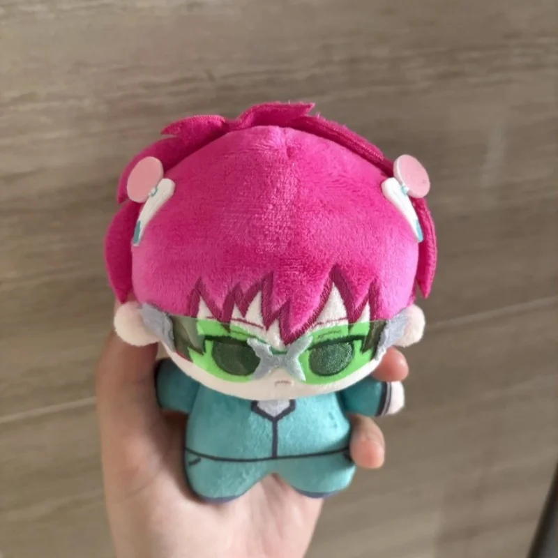 

10cm Saiki Kusuo Plush Doll Keychain Kawaii Nunu-Style Cotton Doll With Glasses Bag Decoration Collectible Girl Birthday Gift