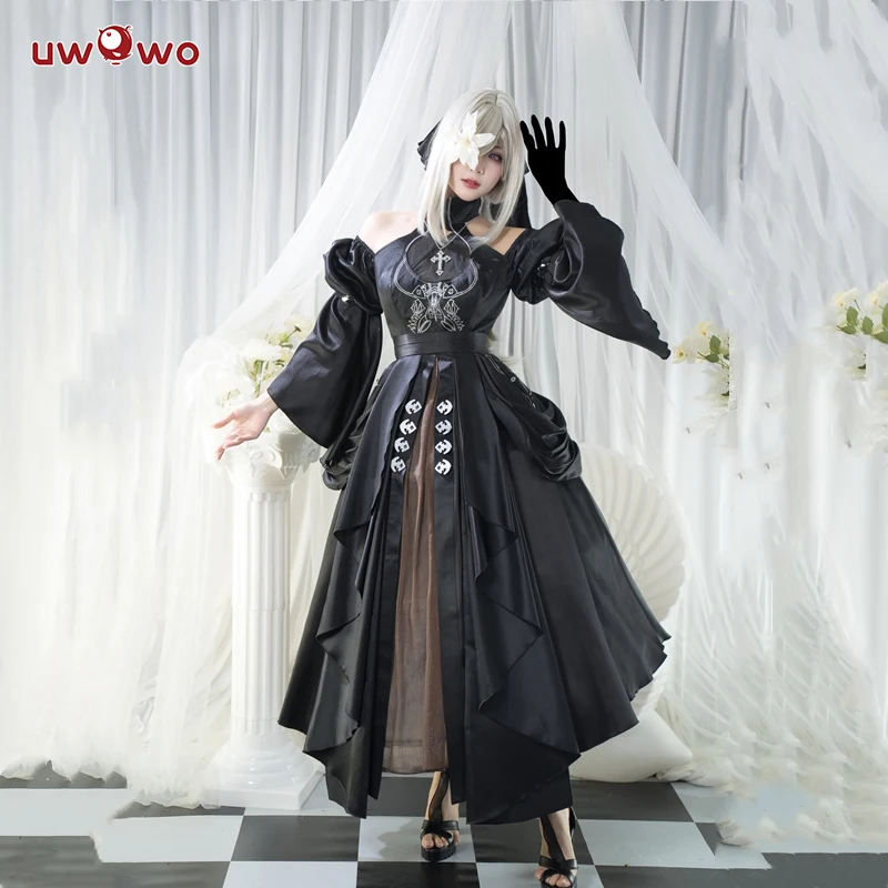 2026 Sister Zero Sister Cosplay Costume Dress Black Dress Halloween Costumes