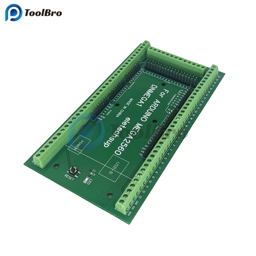 DIN Rail Mount Screw Terminal Block Adapter Module for Arduino MEGA2560 R3