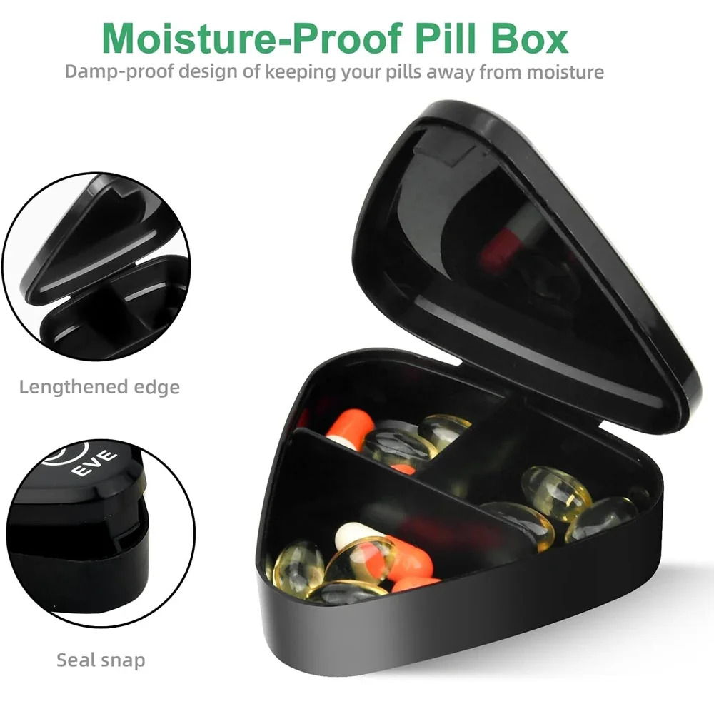 1PCS Weekly Pill Organizer 3 Times a Day,Compact Pill Box 7 Day with Roomy Pill Case and Sturdy Design for Fish Oils,Supplements