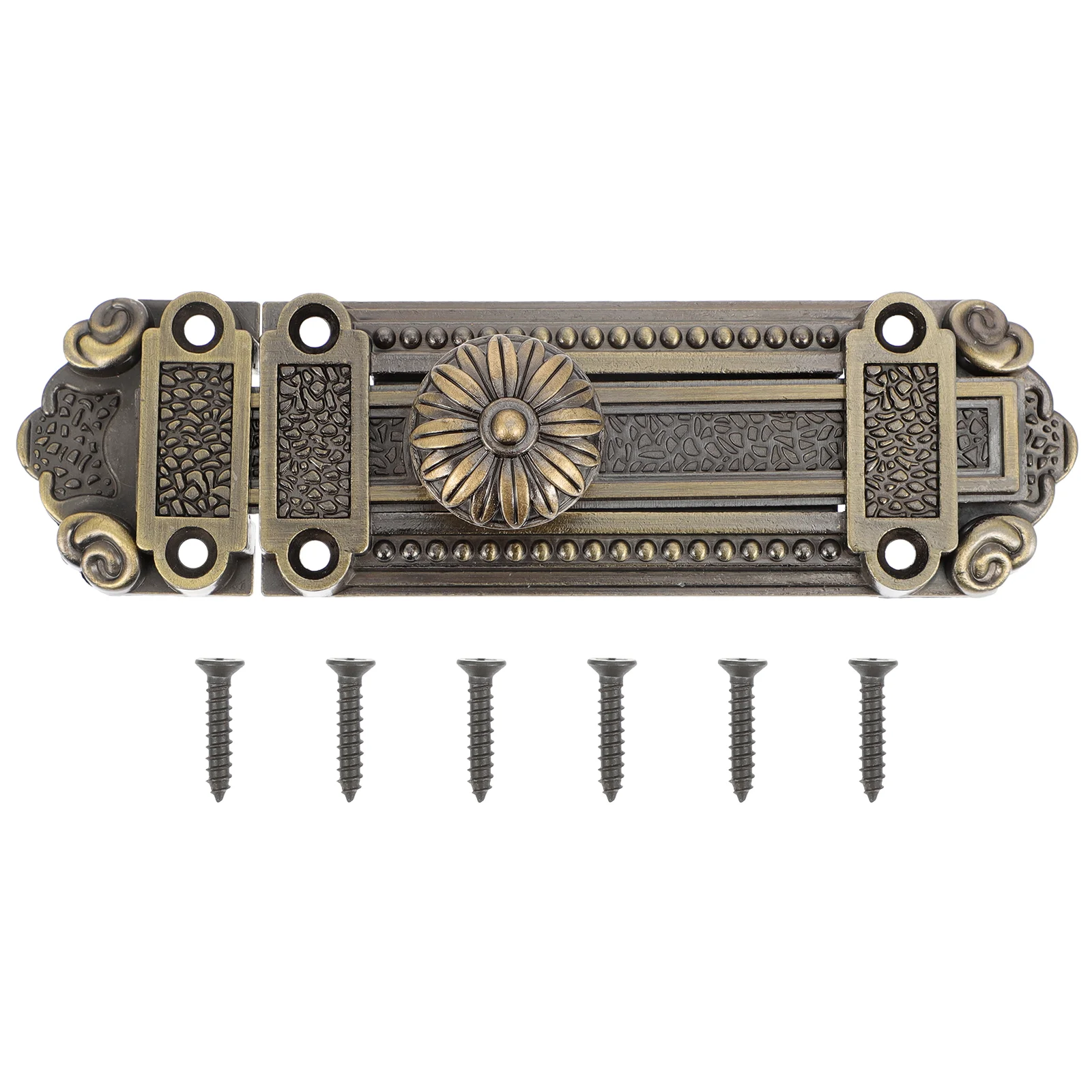 Zinc Alloy Antique Door Window Latch Vintage Security Sliding Bolt Lock for Home