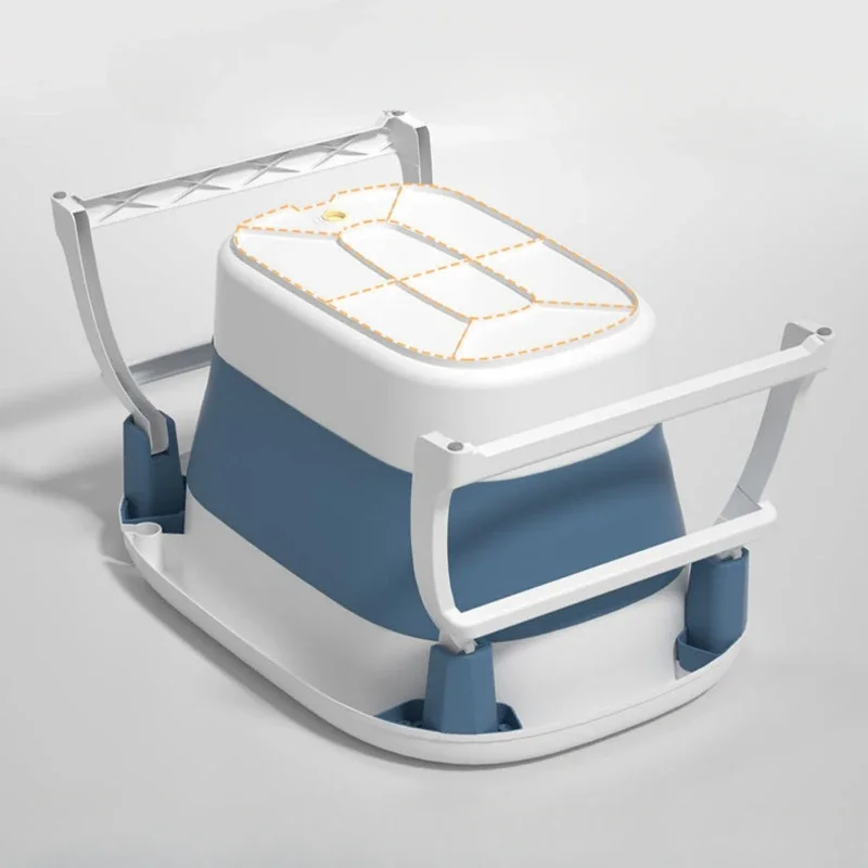 

Children's winter bath bucket baby folding bath bucket can sit and lie large.