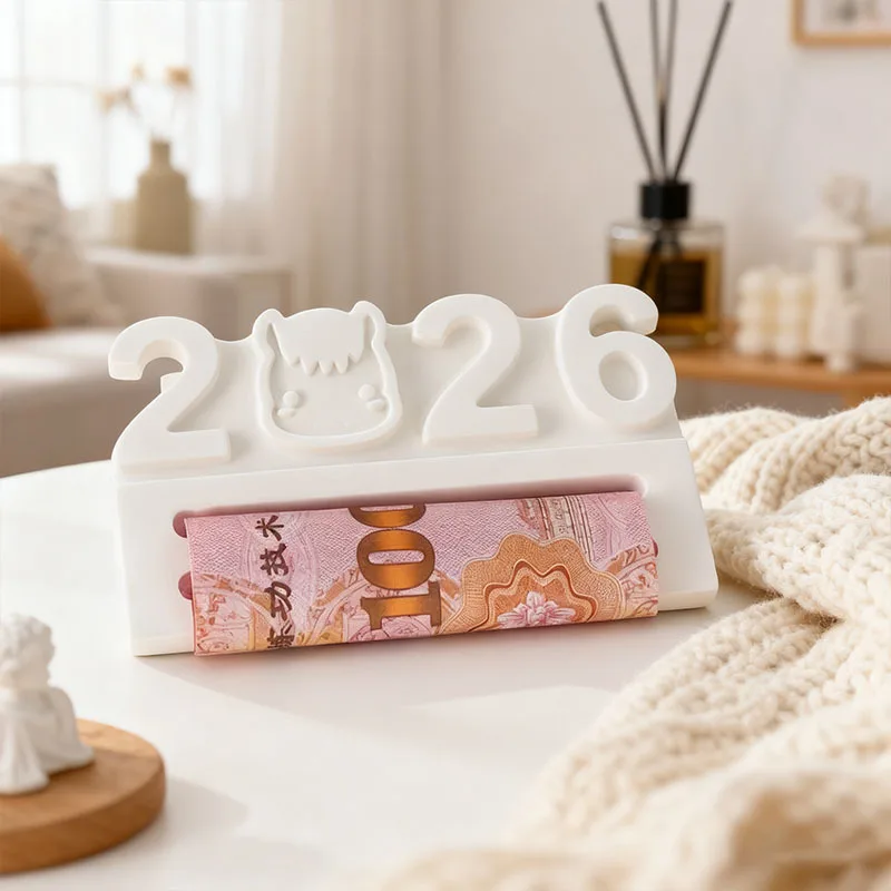 DIY New Year Gift Bracket Decorative Epoxy Silicone Mold Home Ornament Gypsum Pendant Silicone Mold For Resin Making