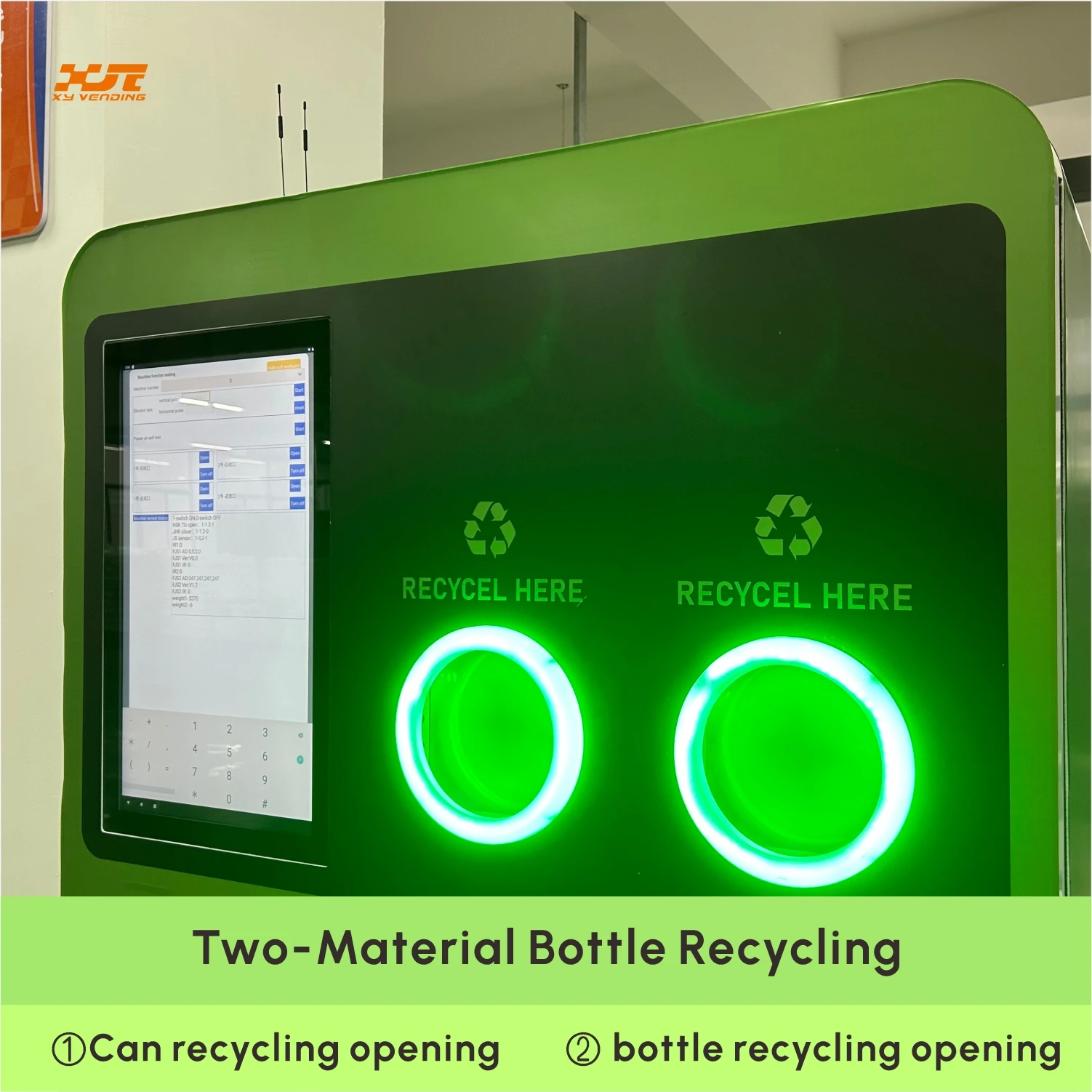 Fully Automatic Bottle Reverse Vending Machine Uses Advanced High Technology to Recycle Products Such As Plastic Bottles