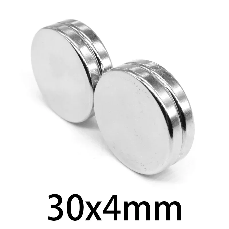 30x2 30x4 30x5 30x8 30x10 30x15 30x20 30x30mm Round Shape Rare Earth Neodymium Super Strong Magnetic NdFeB Magnet Fridge Crafts