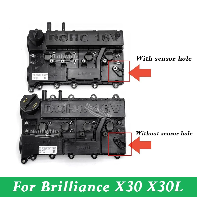 Couvercle de soupape de moteur pour Brilliance X30 X30L 1014100-C1403-A100000 1014100-C1400-A100000