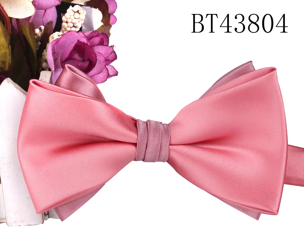 Satin Weave Bow Tie For Men Adult Multicolor Bow Ties For Business Wedding Butterfly Suits Cravats Bowties For Groomsmen Gifts