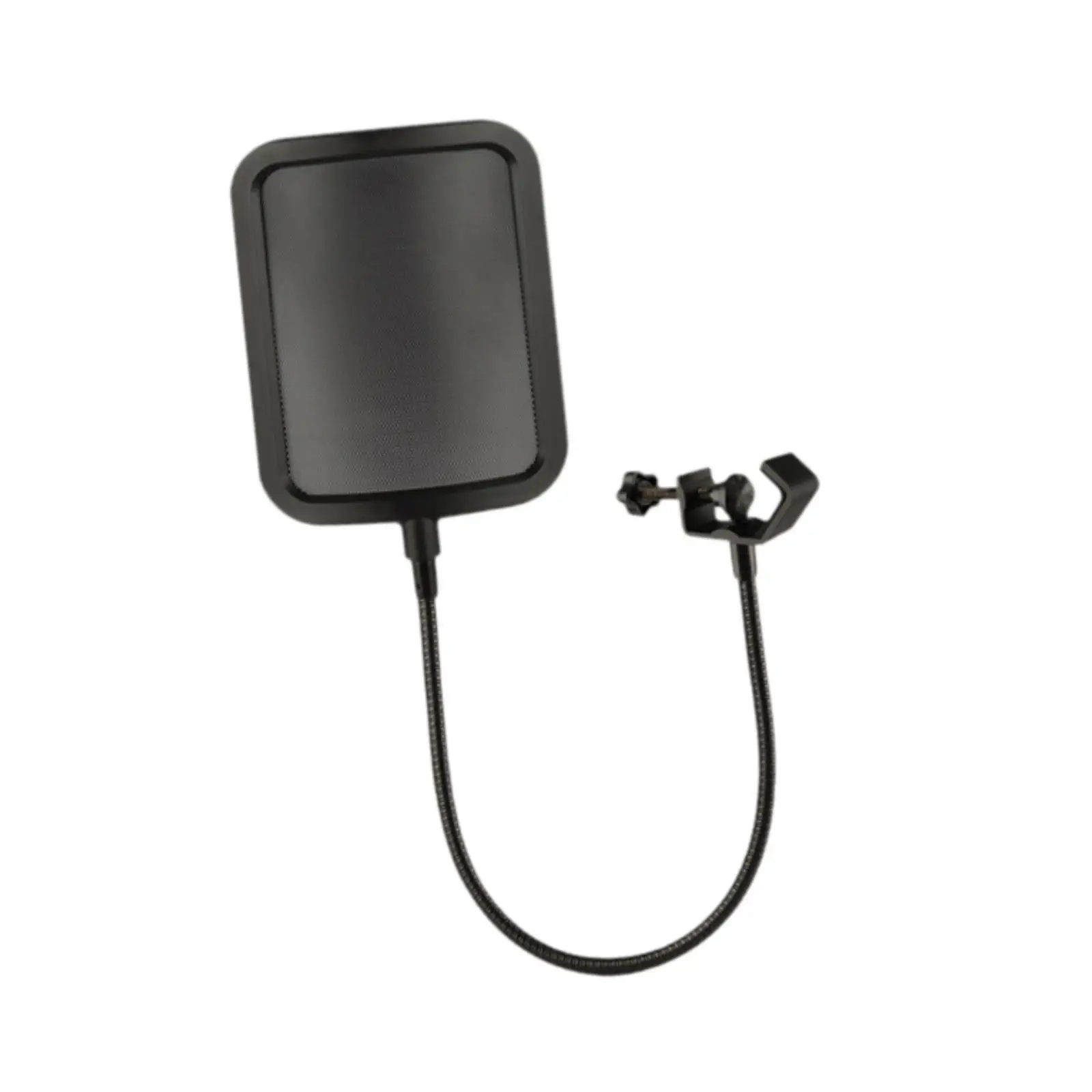 Windscreen Screen Metal Curved Mesh Gooseneck Clamp for Flexible Mounting Suitable for Studio Broadcasting