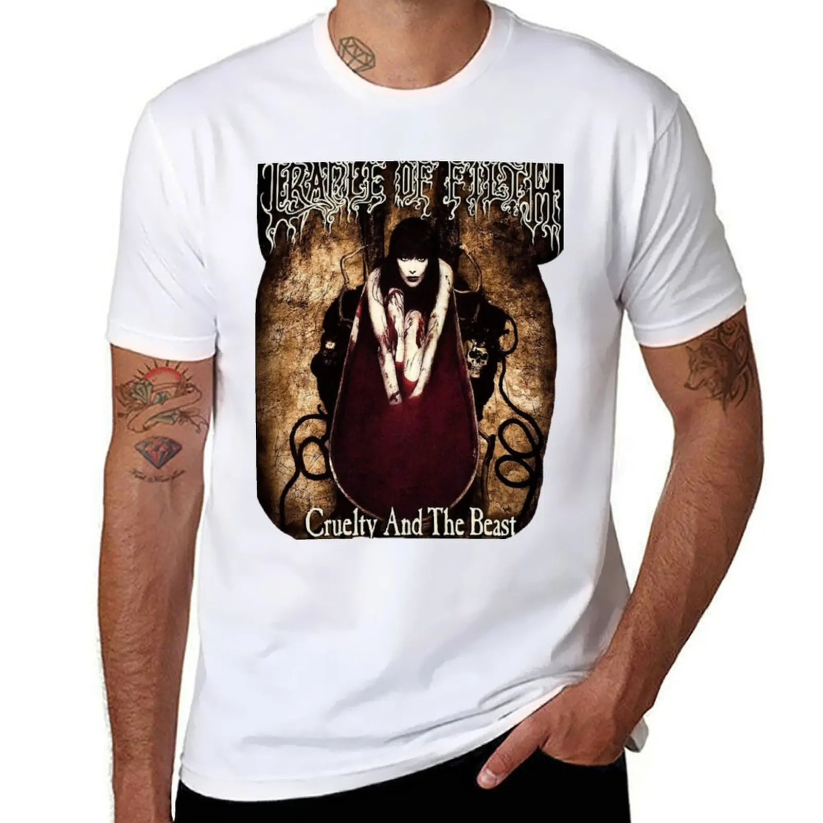 

cradle of filth cruelty and the beast T-Shirt t shirts cotton 100% man t shirts high quality luxury brand T-Shirt