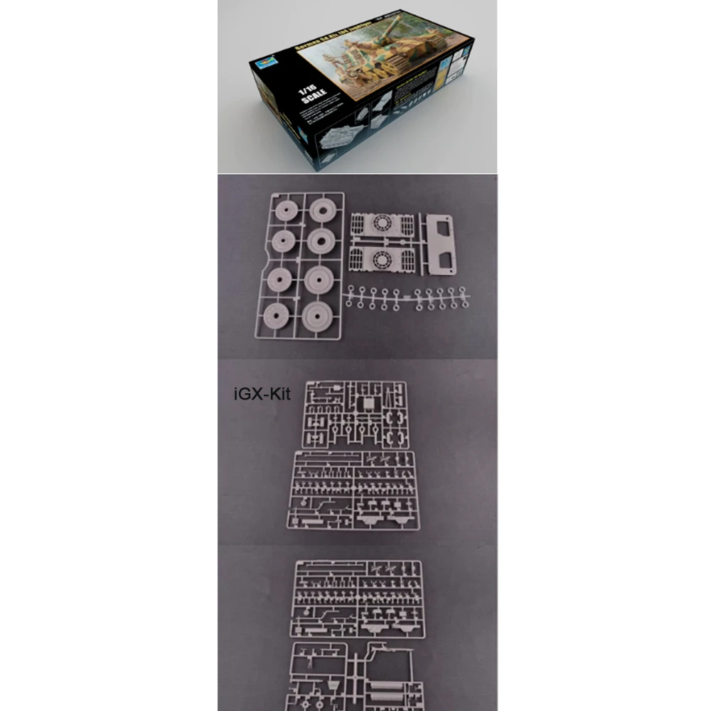 Trumpeter 00923 1/16 Scale Sd Kfz186 Jagdtiger Tank Destroyer Handcraft Plastic Assembly Building Model Kit