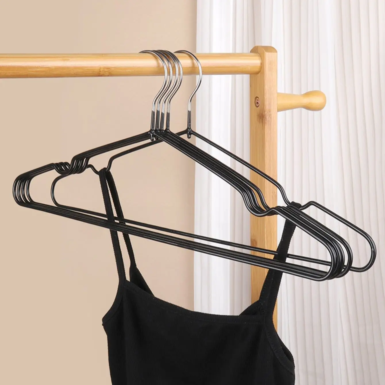 10pcs non-slip drying metal hanger