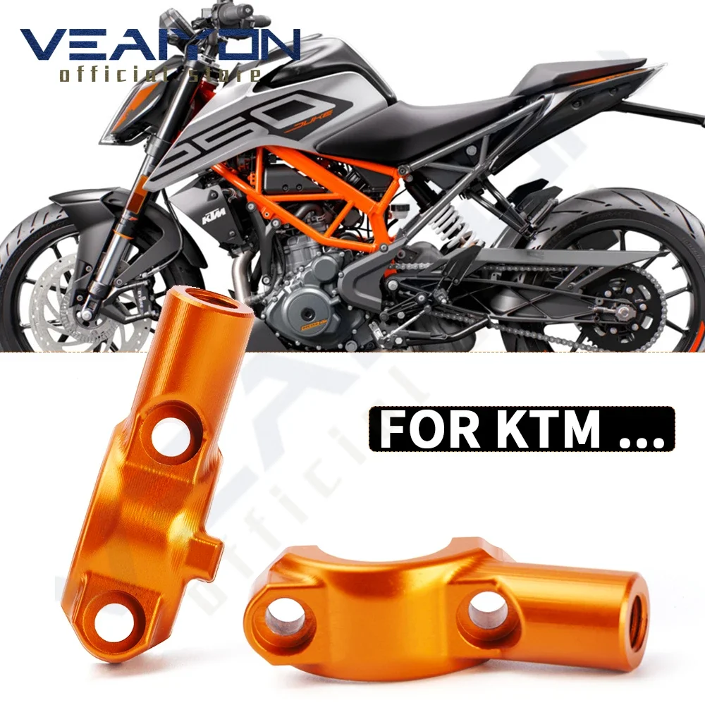 

For KTM Duke 790 890 Adventure 790adventure 890Adventure Adv Motorcycle Rearview Handlebar Mirror Mount Holder Adapter Clamp