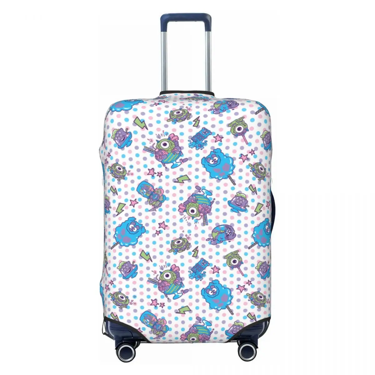 

Custom Cute M-Monsteres U-Universityes Manga Luggage Cover Protector Dust Proof Hot Travel Suitcase Covers