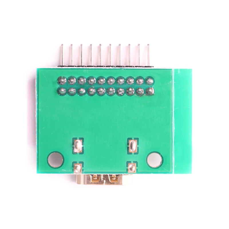 2Pcs HDMI 19Pin Test Socket Adapter Board Jack HDMI 19 Pin PCB Transfer Board Converter IC Socket