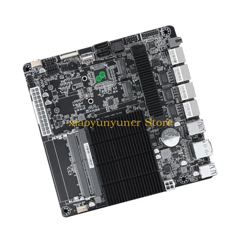 P9JB 6-Bay NAS Mini ITX Motherboard Integrated Cores Processor 2.7GHz 2X DDR4 2X M.2 NVMe 2280 2X SATA3.0 for Computing