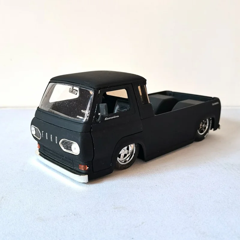 

Jada масштаб 1:24 сплав 1965 Ford Econoline пикап миниатюрная игрушечная машинка моделирование литья под давлением классическая модель сувенир дисплей подарки