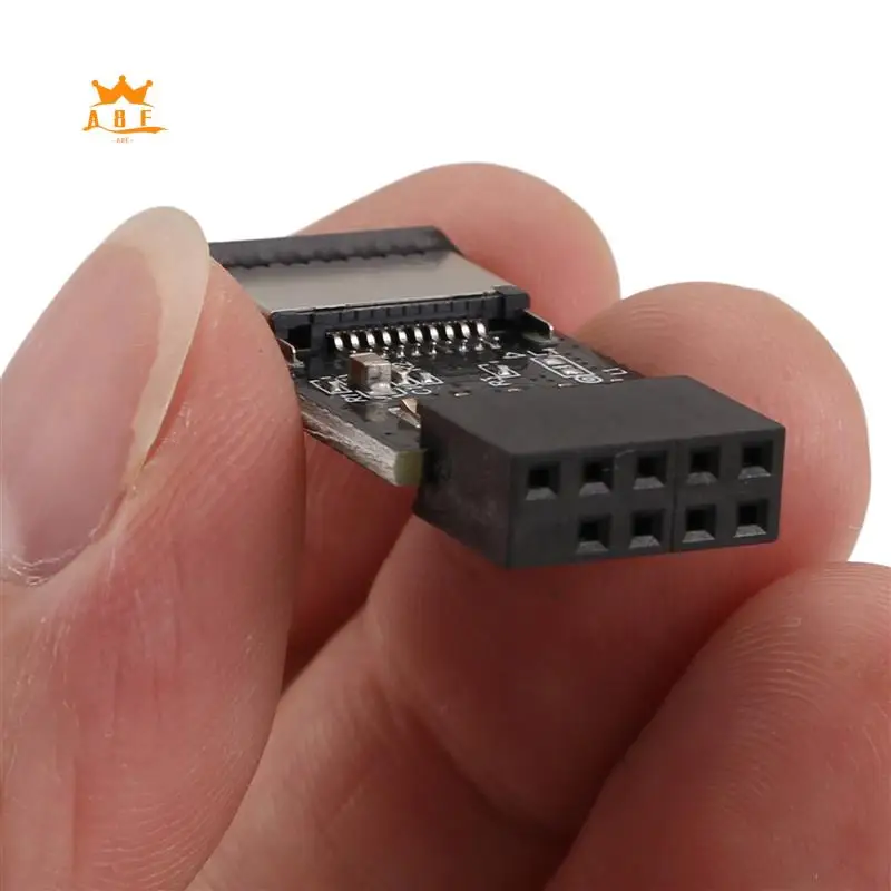 

A08E-Материнская плата USB2.0 9-контактный преобразователь переднего разъема TYPE-C A-KEY USB3.2 TYPE-E Интерфейсный разъем адаптера