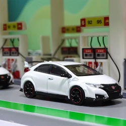 Diecast 1:64 Scale HONDA CIVIC FK2 Simulation Alloy Car Model Static Display Decoration Collectible Toy Gift Souvenir