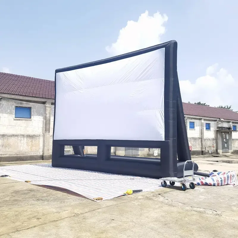 

Outdoor Inflatable Movie Screen Party Time Large Profesional Drive In Cinema Projector Screens for Outdoor Beach