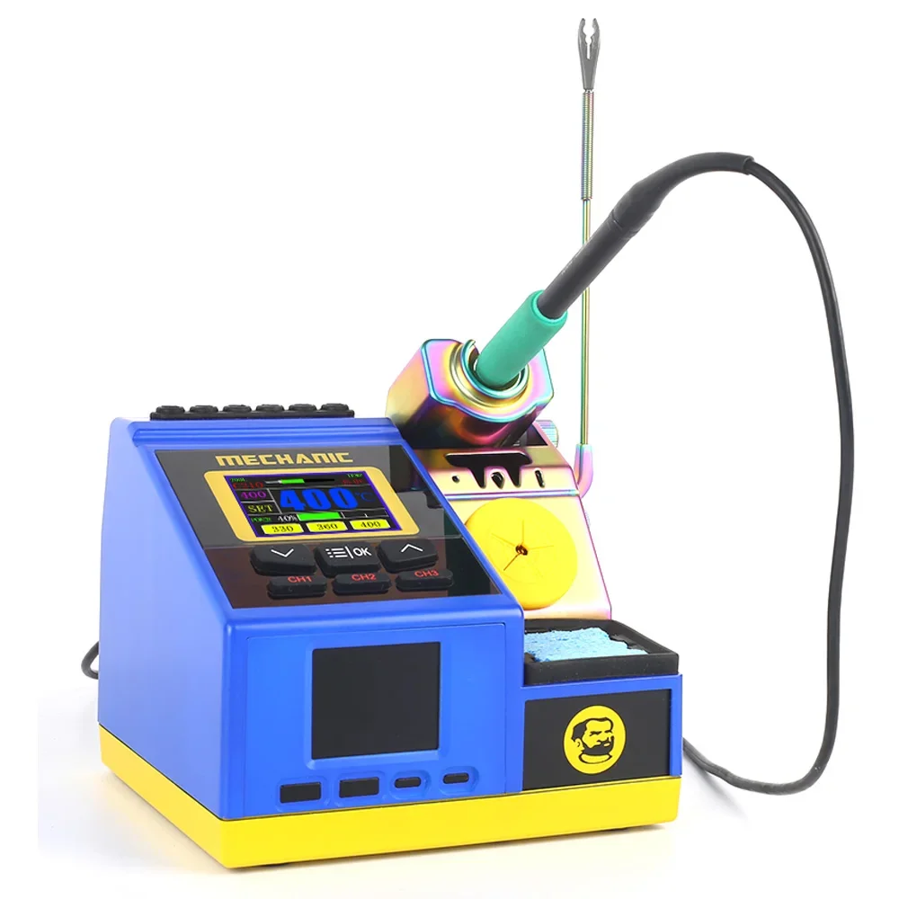 

Mechanic PRIME T245 Precision Nano-Soldering Station Automatic Sleep 2 Seconds Rapid Warming Maintenance Thermostat Iron Tools