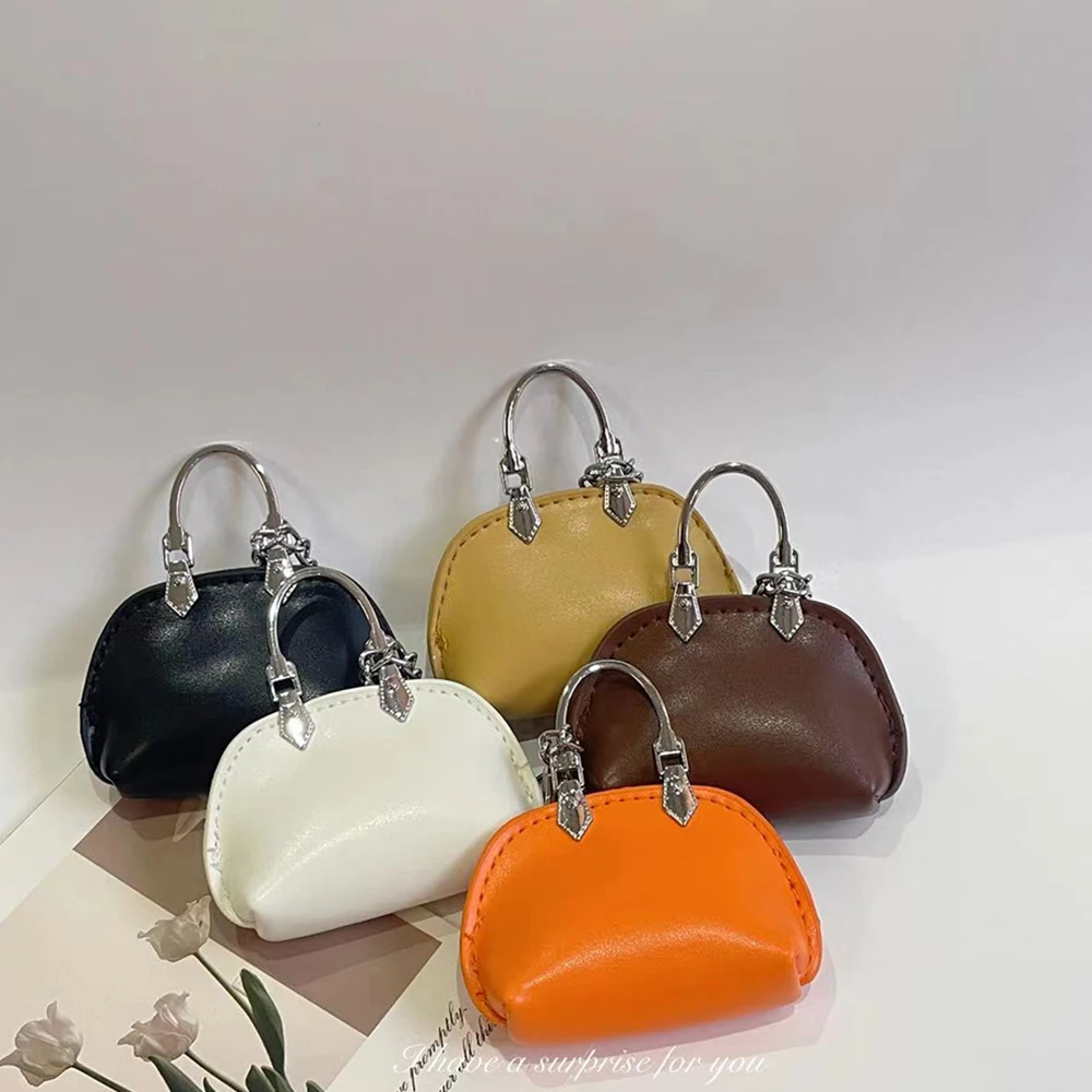 

Mini Bag Hanging Decoration Chain Small Bag Pendant Mini Handbag Charm Compact Handbag Shape Key Ring For Gift Daily Use Casual