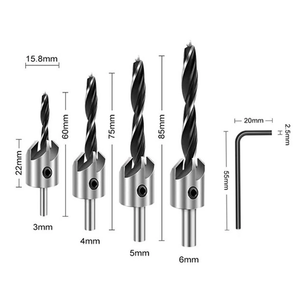 Multifunctional Screw Drill Bits Strong Penetration Wear-Resistance Drill Tool For Ceramic Glass Cement