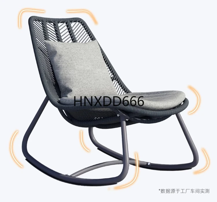 

Household Balcony Rocking Chair Adult Rattan Escape Chair