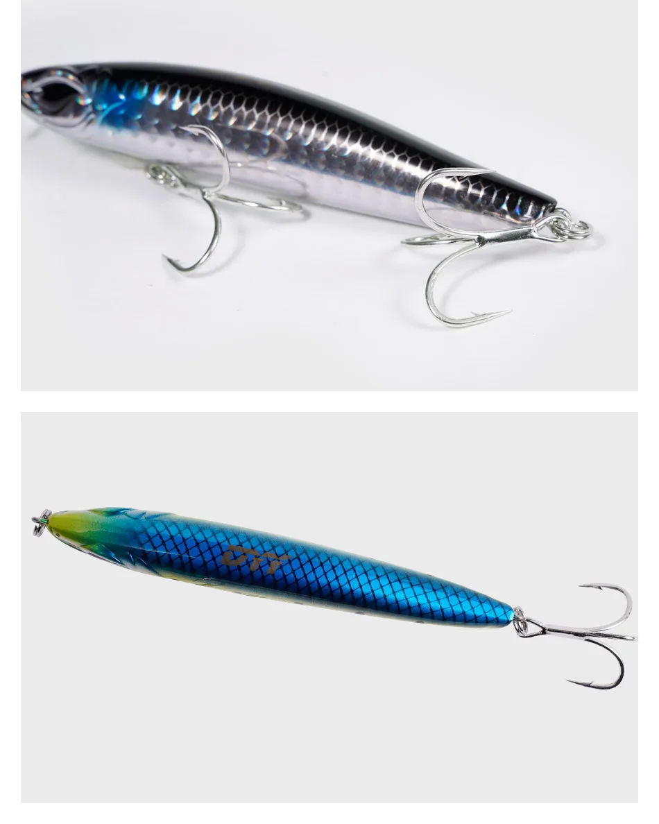 NOEBY Sinkender Pencil-Köder 90mm 18g Weitwurf-Stickbait Harter Köder für Barsch, Hecht, Zander, Süßwasser-Angeln – Detail 8