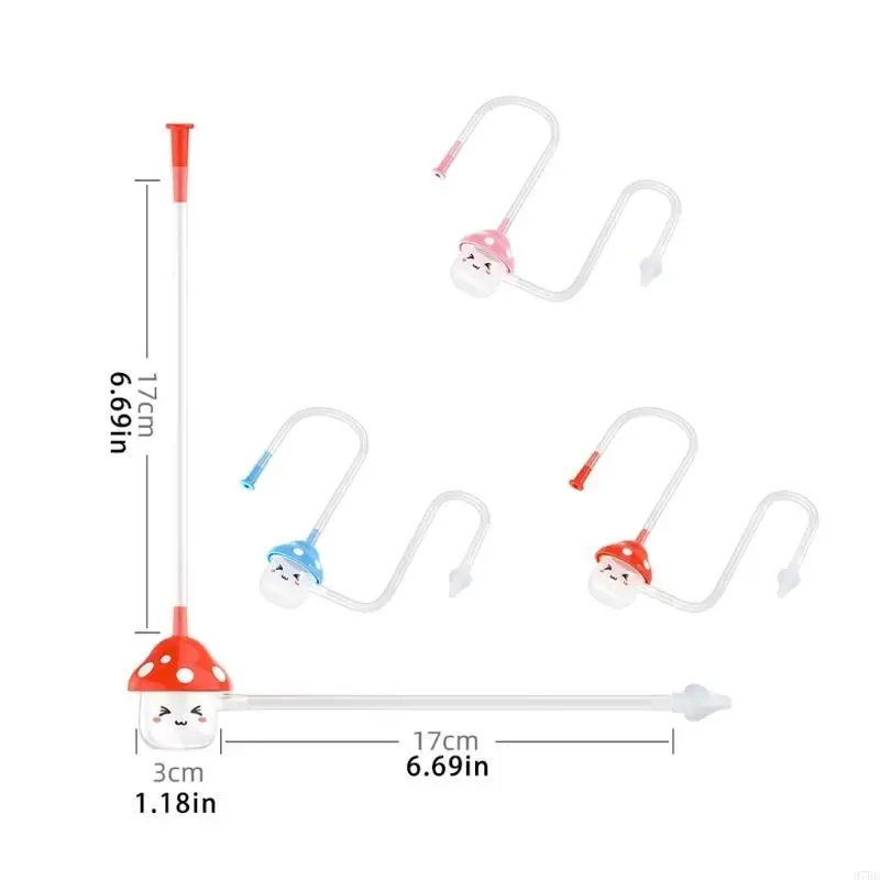 97BE 부드러운 실리콘 코 세척제 사용하기 쉽고 아기를 위한 부드러운 유아용 코 빨판
