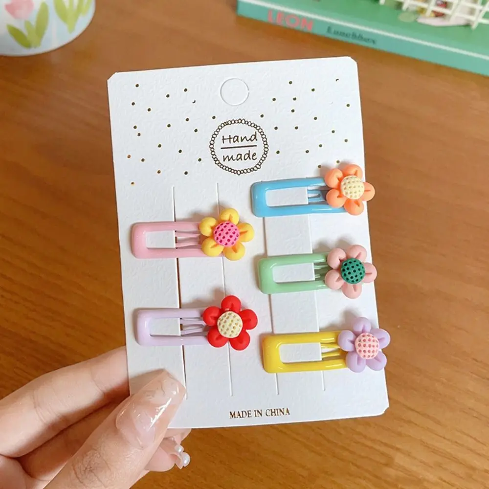 

5/6PCS/set New Cute Fruit Hairpins Mini Colorful Barrettes Beautiful Hair Accessories For
