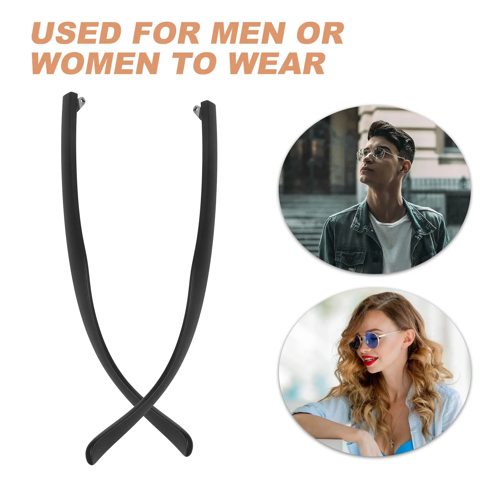 

1 Pair Universal Glasses Arm Replacement For Eyeglasses Repair Temple Durable Lightweight Eyeglasses Replacement Parts Glasses