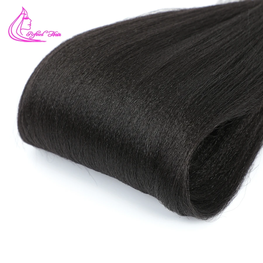 Extensiones de Cabello sintético preestirado, trenza fácil profesional, ajuste de agua caliente, caja de trenzado de ganchillo