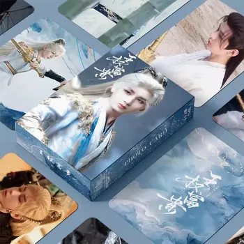 55 Stks/set Chinese Drama Fox Spirit Matchmaker Laser Lomo Card Wang Quan Fu Gui Cheng Yi Figuur Hd Photocard Cosplay Cadeau