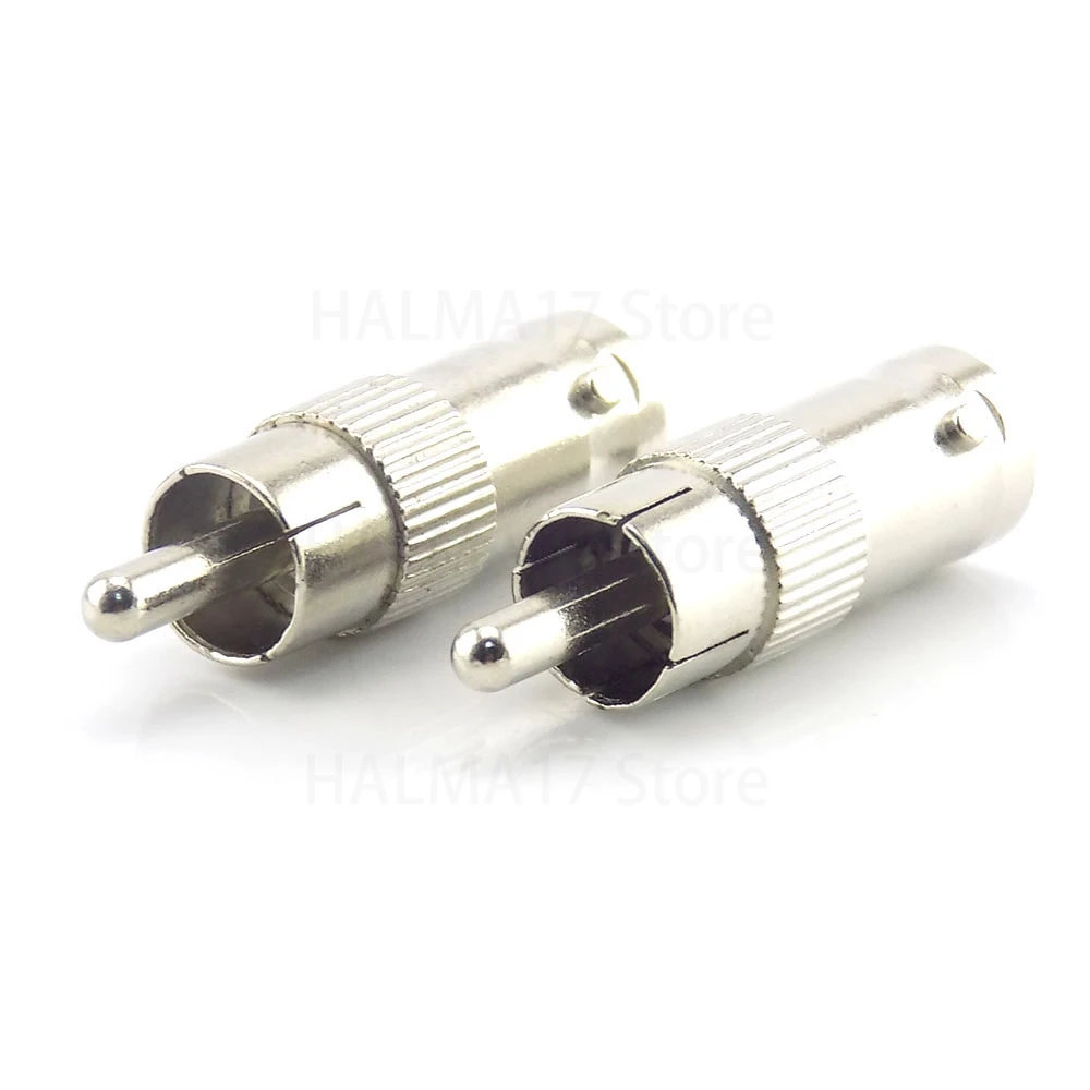 10 Stuks Splitter Plug Bnc Vrouw Naar Rca Av Mannelijke Connector Adapter Voor Cctv Bewaking Camera Video Rg59 Kabel J17