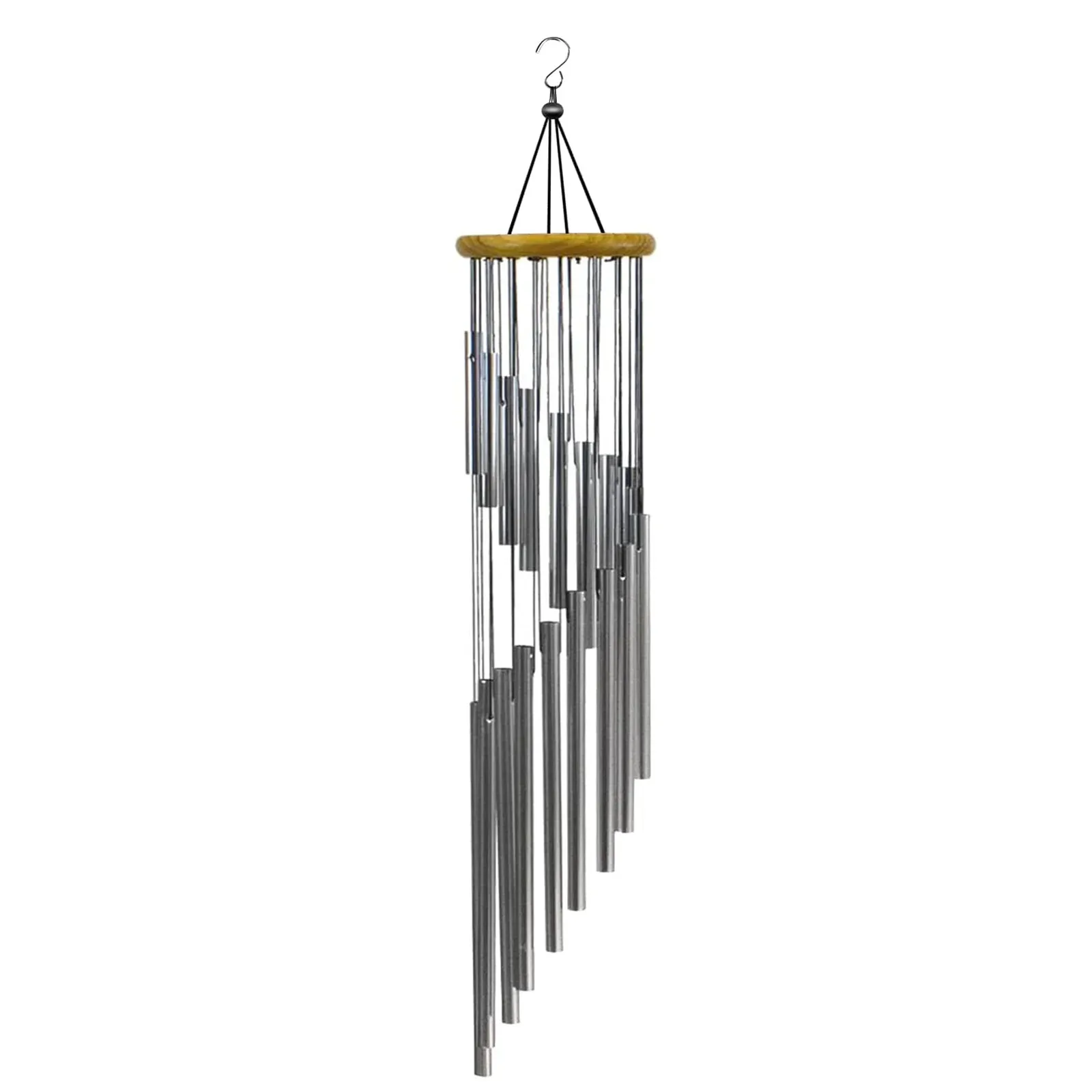 

US Wind Chimes Large Deep Tone Chapel Bells 12 Tubes Outdoor Garden Home Decor Gift