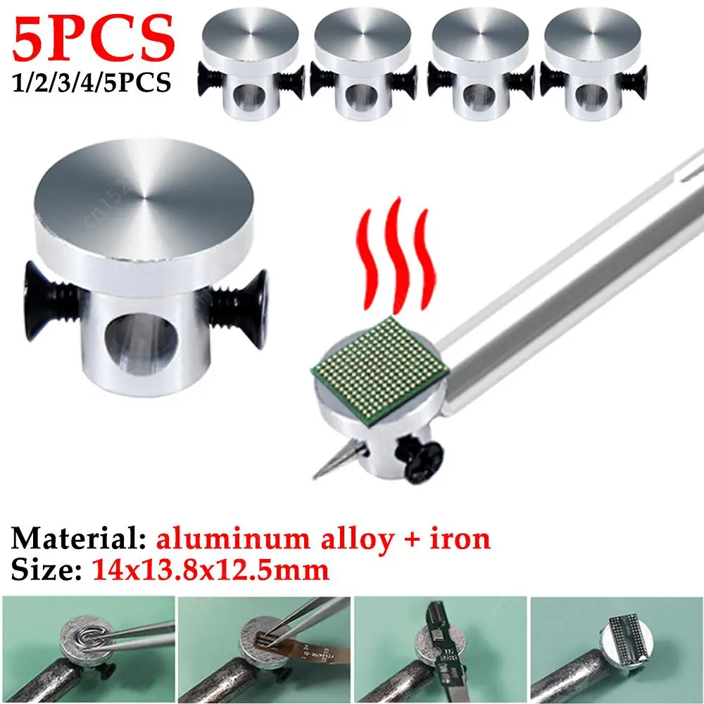 

1-5pcs Mini Small Ironing Table Desoldering Various Cable Holders for T12 936 Motherboard IC Chips Soldering Heat Holders Tool