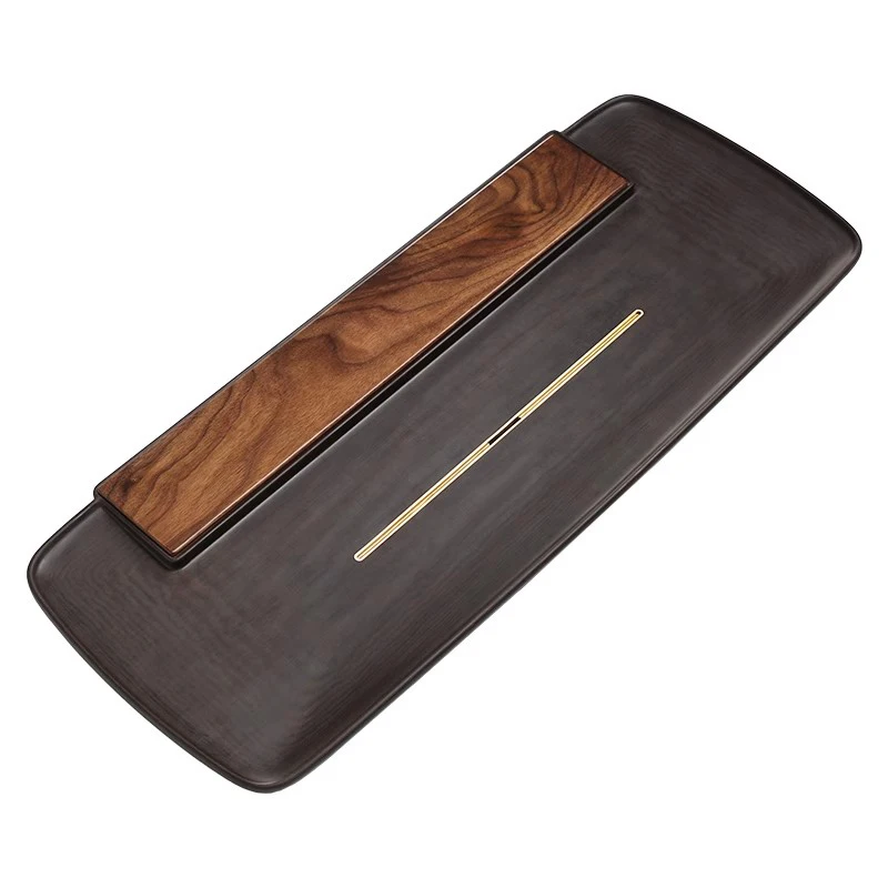 Rectangle Hospitality Tea Tray Living Room Dining Serving Wooden Accessories Luxury Tea Tray Chinese Bandejas Home Products