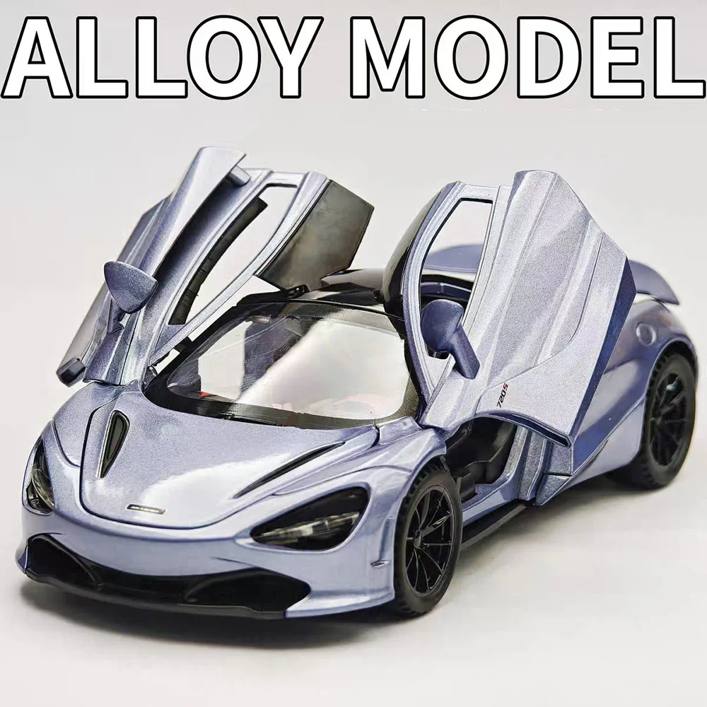 

1:32 сплав 720S 765LT игрушки миниатюрные автомобили литые под давлением модели со звуком и светом суперкар игрушечные транспортные средства с откатным механизмом для детей