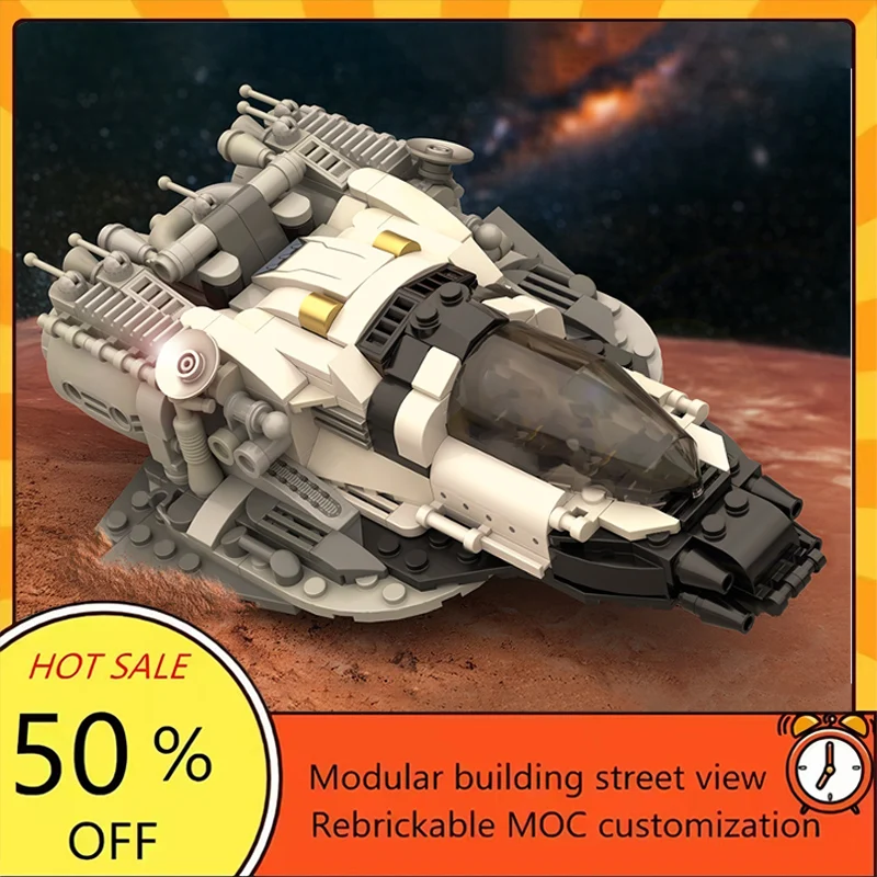 

Набор для сборки космического корабля из 429 деталей: популярная модель из фильма «Звездные войны», модульный конструктор, технологичный подарок, праздничный набор для детей