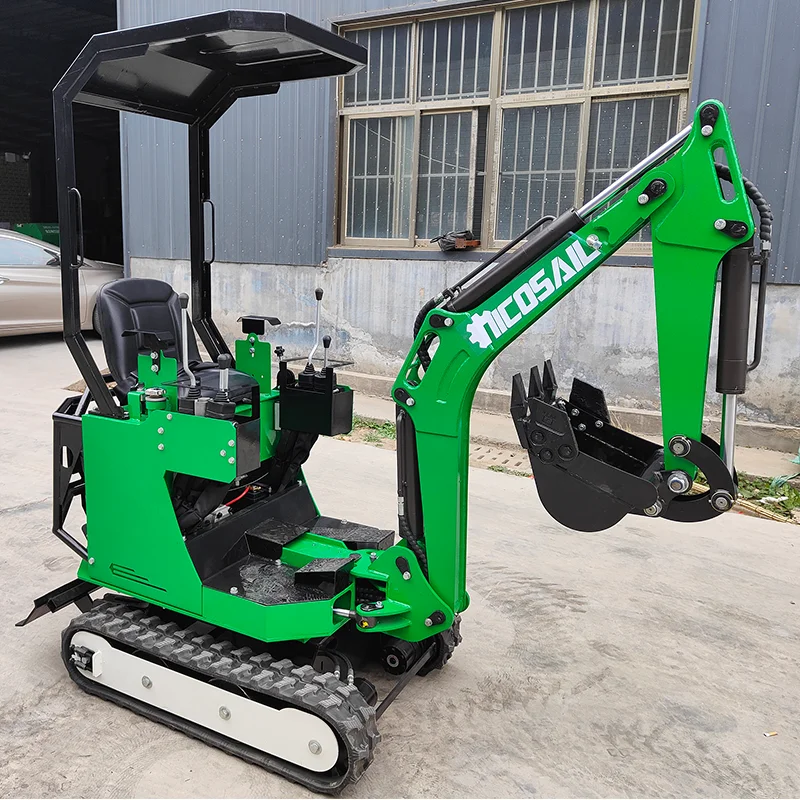 Aangepaste 1-ton minigraafmachine Fabrieksfabrieksprijs Gratis verzending Epa-motor groothandel graafmachine Rupsgraafmachine