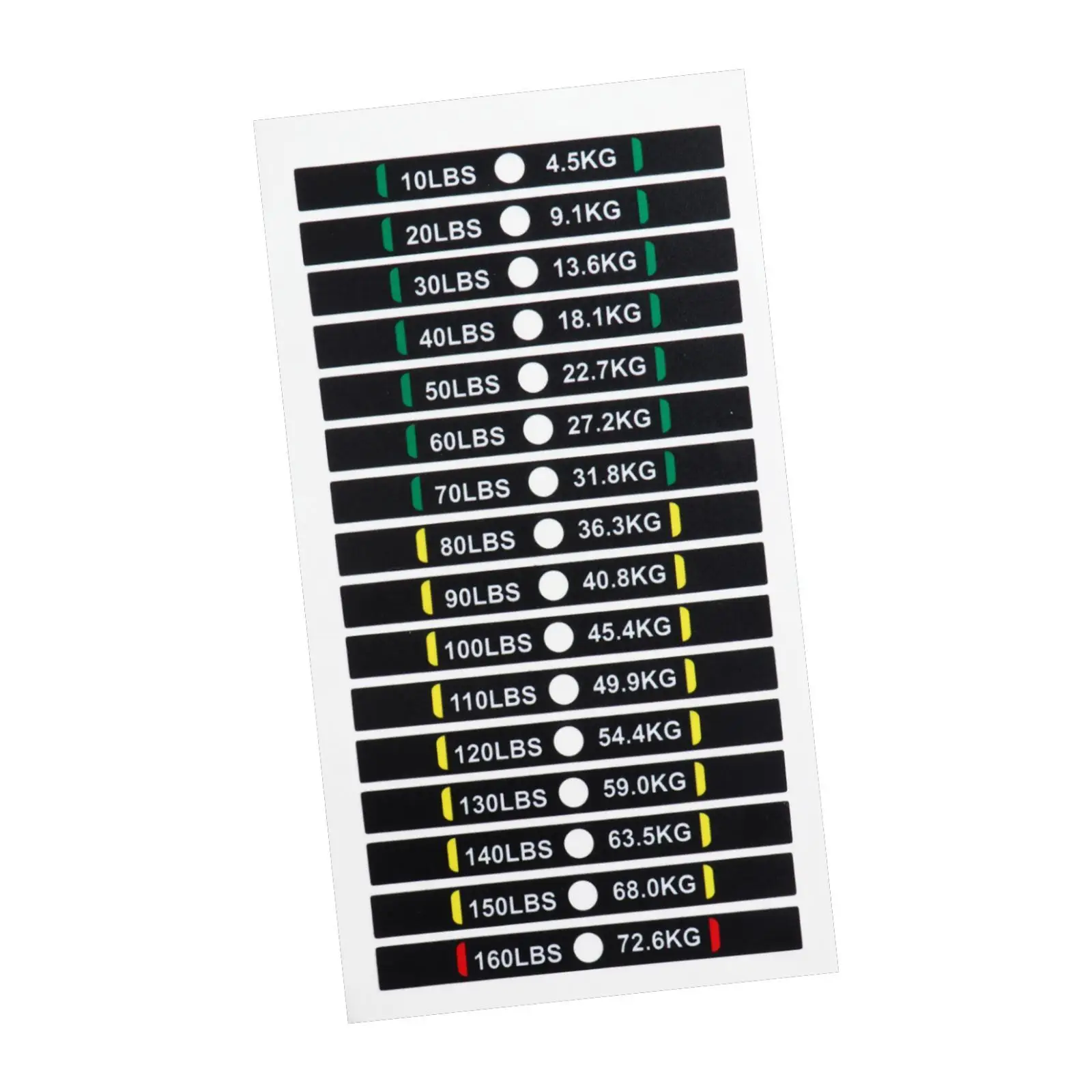 Weight Labels, Weight Stickers, Weighted, Block of Self - Labels, Weight Number, Stickers Weight Labels for Music