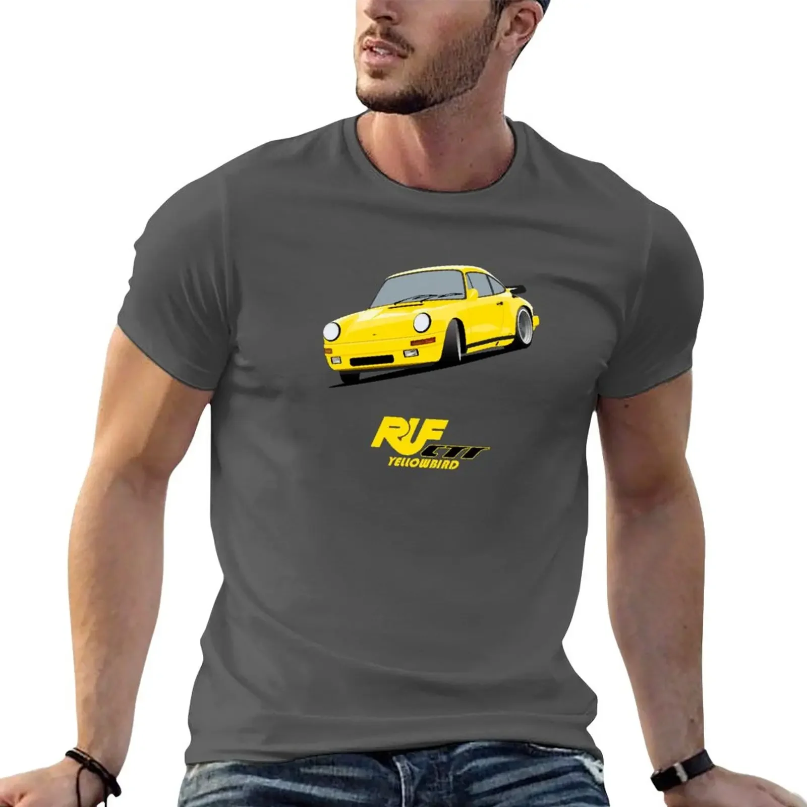 

New RUF CTR Yellowbird T-Shirt tops anime stuff topping boys whites black t shirts for men