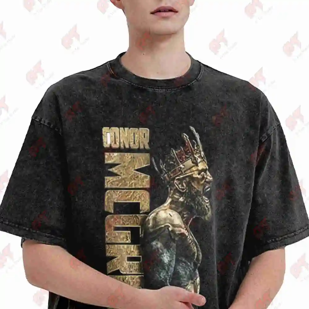 Conor McGregor Vintage Washed Tee Pure Cotton T-Shirt