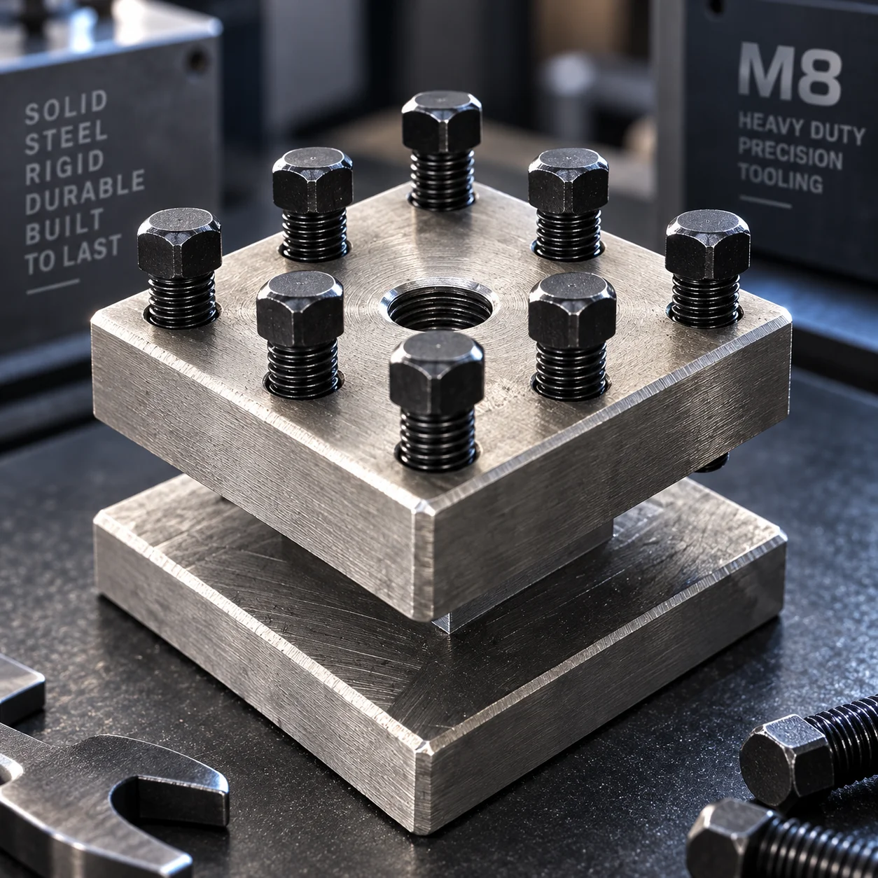 Square Tool Post Rest Metal Holder Secure Tool Holding for WM210V-212 BHC210 HS210 JY210V CTC210 Mini Lathe Spare Part