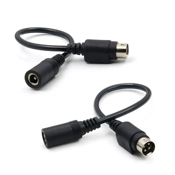 DC 전원 공급 어댑터 케이블, SATO TG-5011-19V-ES TV LCD VCR 리드 와이어용, 암-미니 DIN 4 핀 수, 5.5x2.1mm